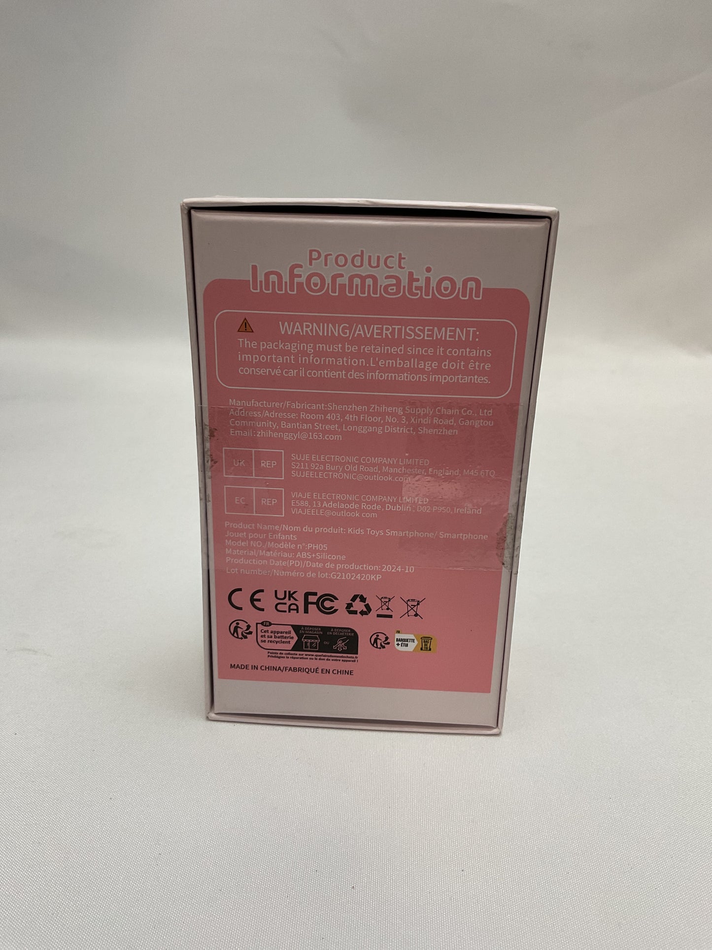 UCIDCI Unicorn Kids Smart Phone Toys for Girls Ages 3-7 with Dual Camera - Toddler Phone with Learning Games, Travel Toys with MP3 Music Player for Christmas, Birthday Gifts for 3 4 5 6 7 Year Old