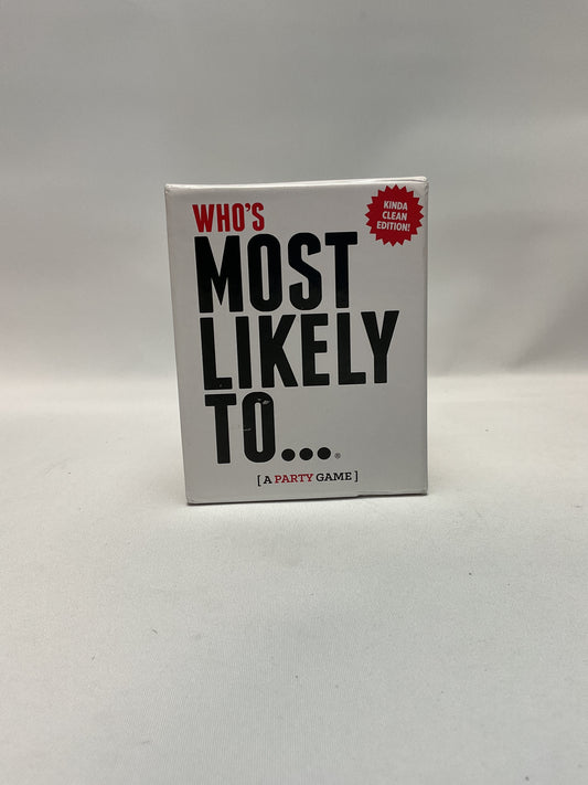 Who's Most Likely To Family Game