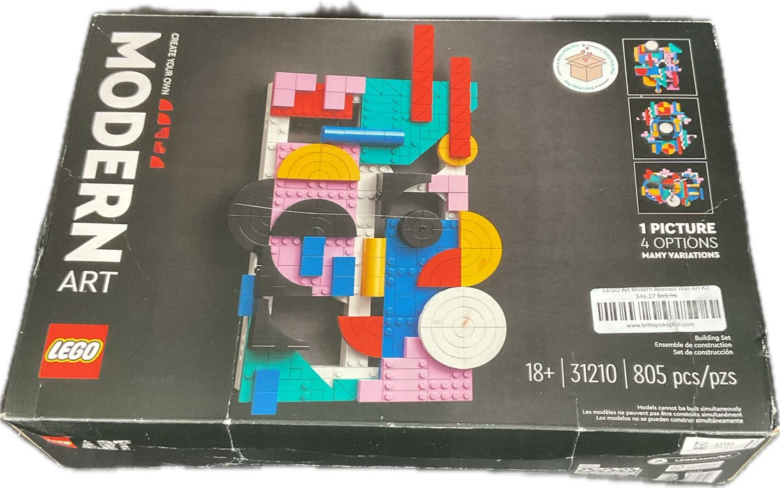LEGO Art Modern Abstract Wall Art Kit