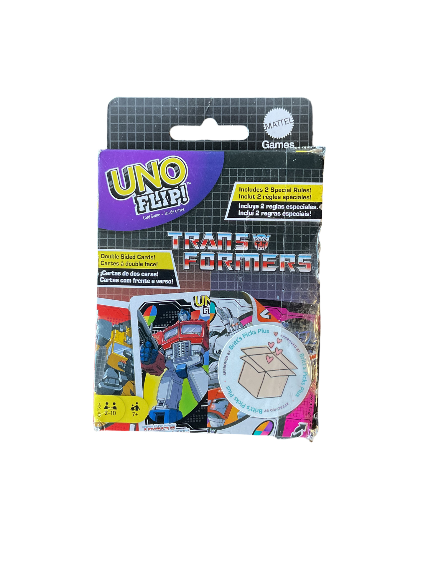 UNO Flip Transformers Card Game
