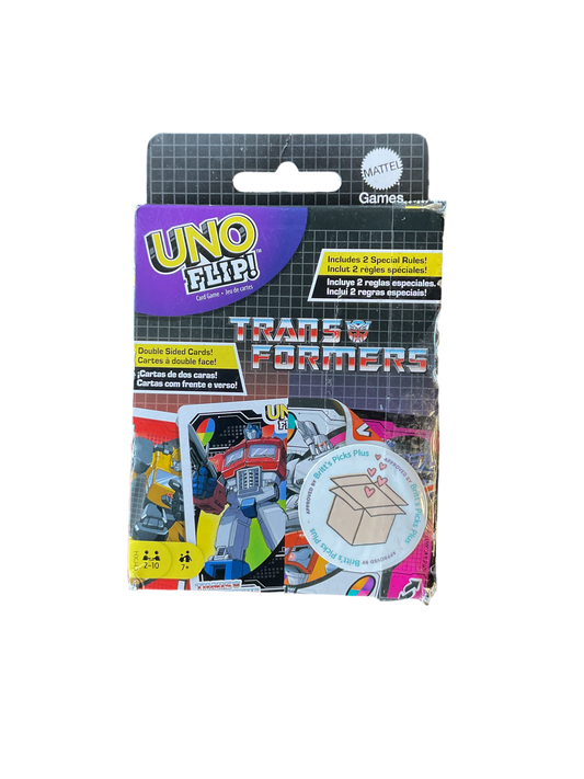 UNO Flip Transformers Card Game