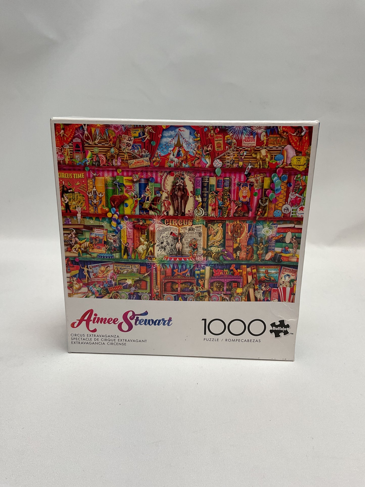 Buffalo Games - Aimee Stewart - Circus Extravaganza - 1000 Piece Jigsaw Puzzle for Adults - Challenging Puzzle Perfect for Game Nights - Finished Size is 26.75 x 19.75