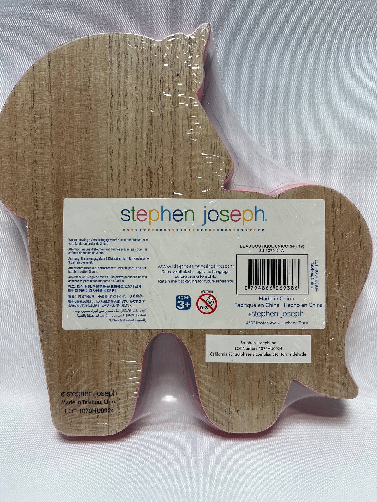 Stephen Joseph Bead Boutique, Unicorn Small