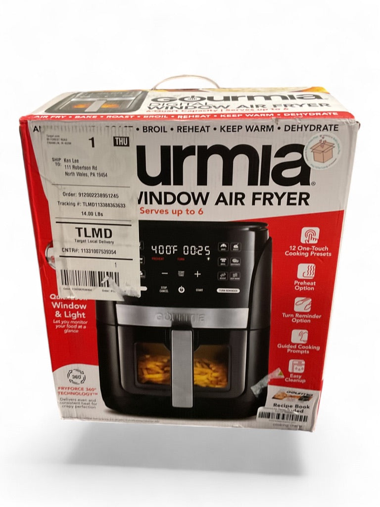 Gourmia 6qt Digital Window Air Fryer