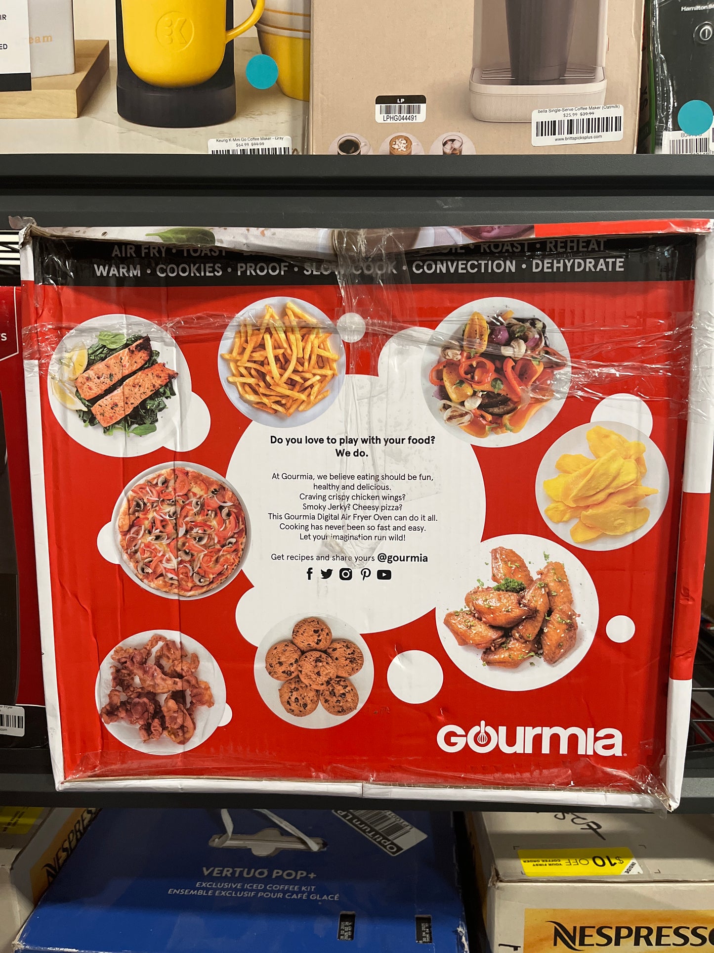 Gourmia 9-Slice Digital Air Fryer Oven