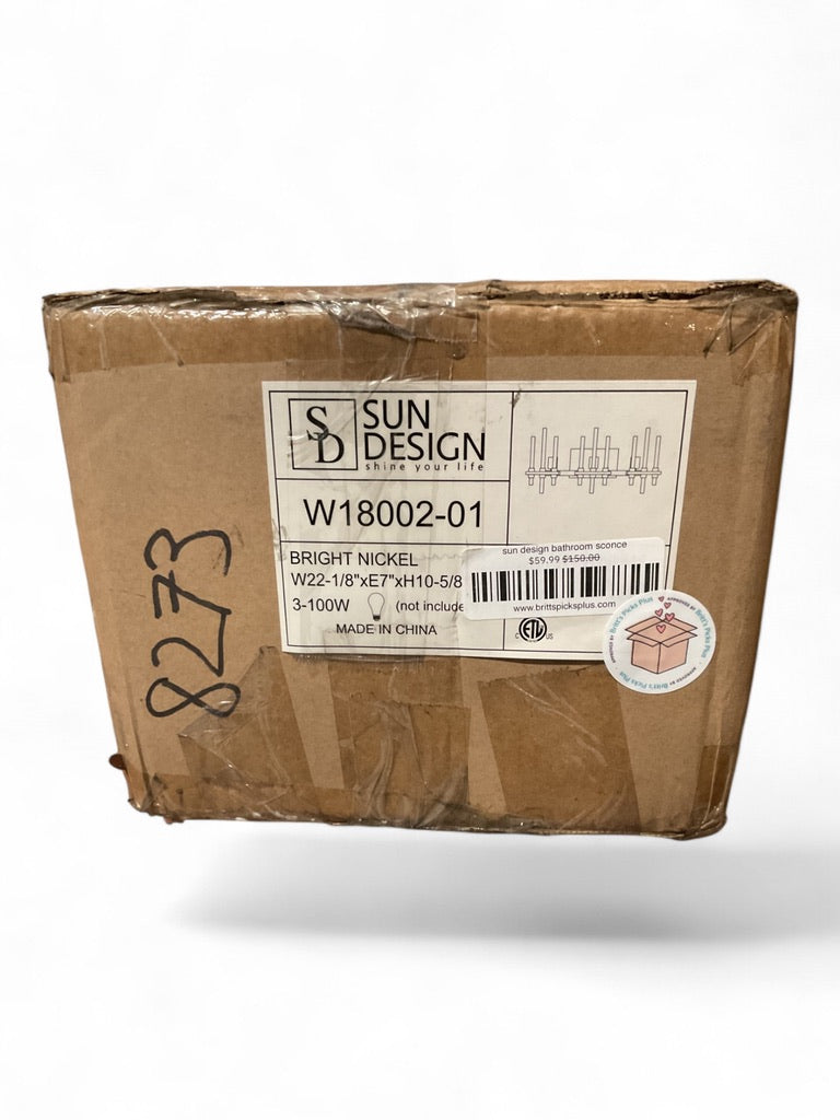 sun design bathroom sconce