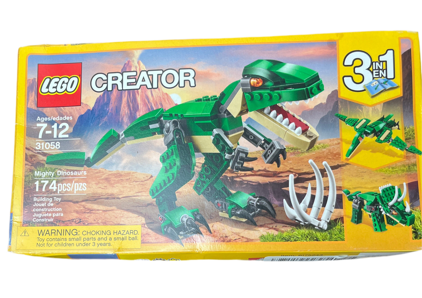 LEGO Mighty Dinosaur 3 in 1 Set
