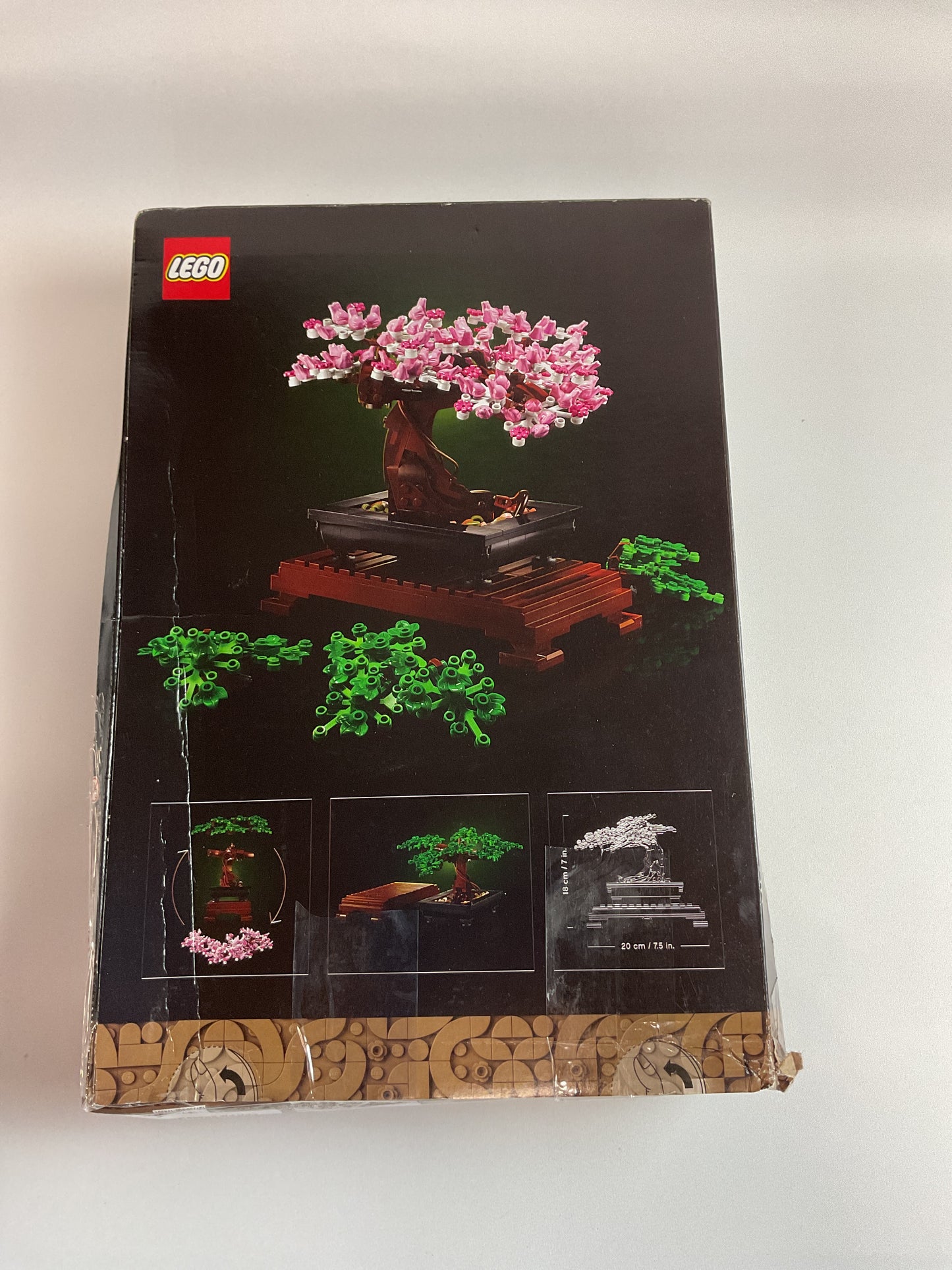 LEGO Icons Bonsai Tree Building Set - Artificial Bonsai Tree Plants for Home Decor, Adults Ages 18+ - Faux, Fake Plants for Table, Desk, Office - Birthday Gift for Men & Women - 10281