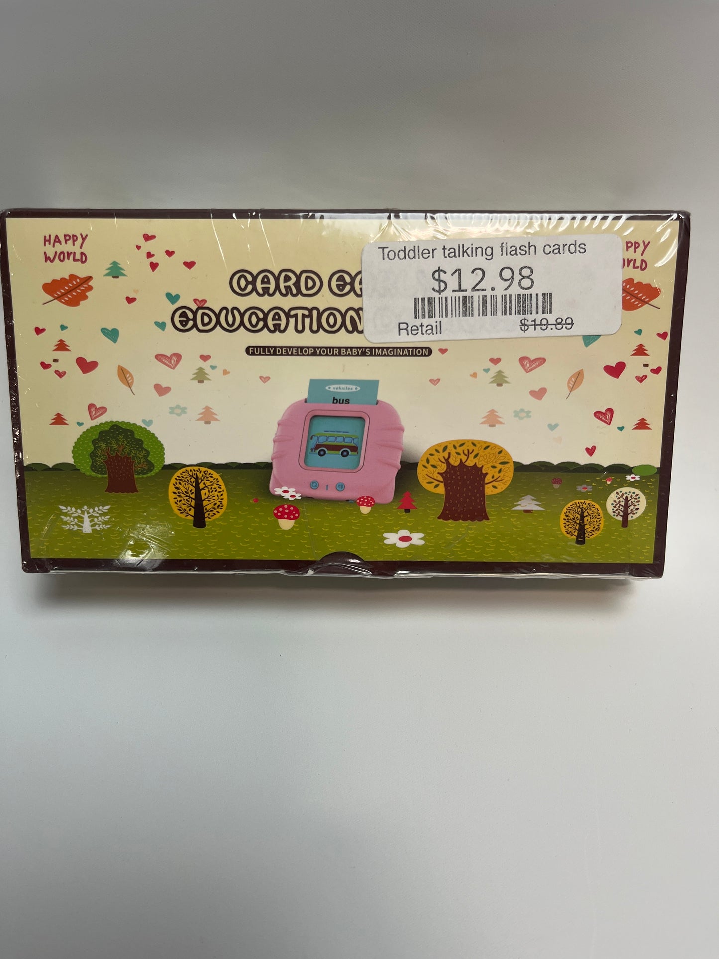 Toddler talking flash cards