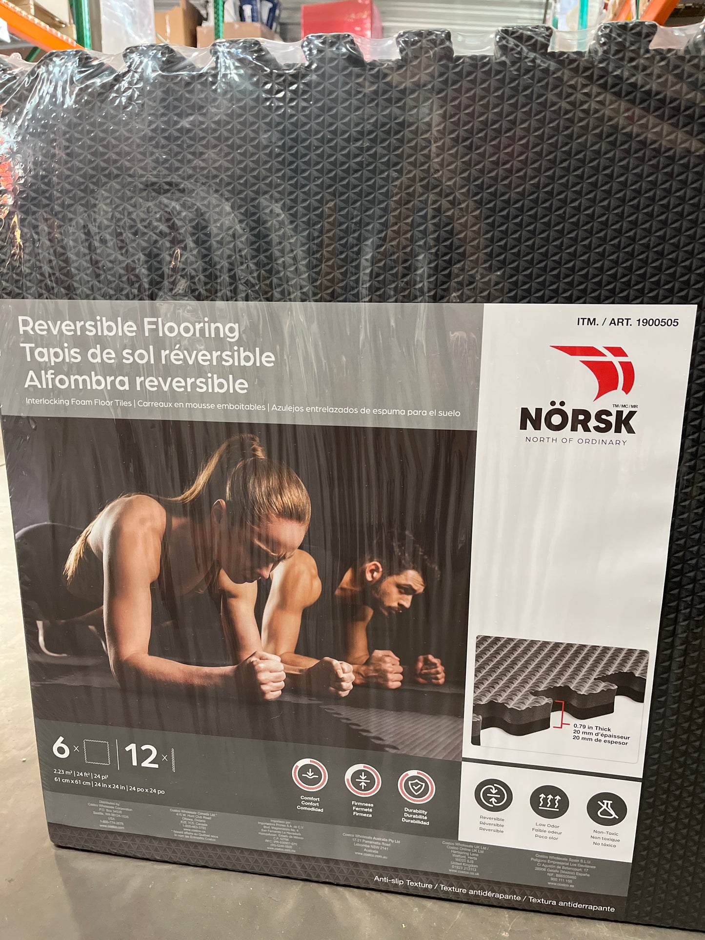 REVERSIBLE FOAM FLOORING