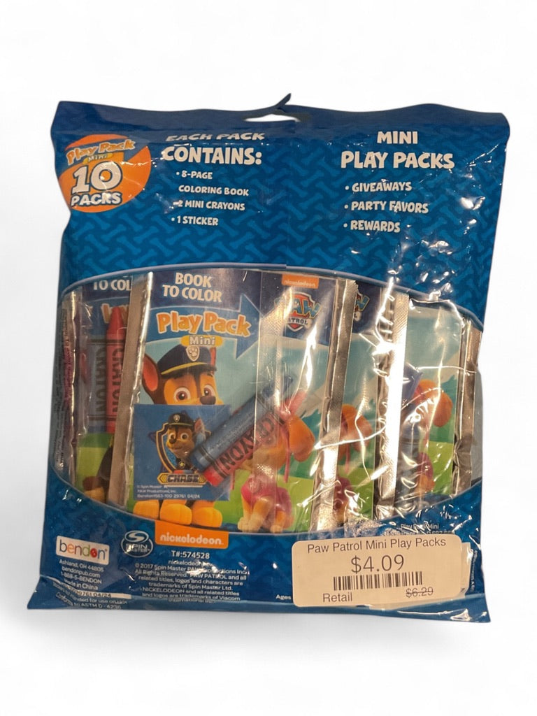 Paw Patrol Mini Play Packs