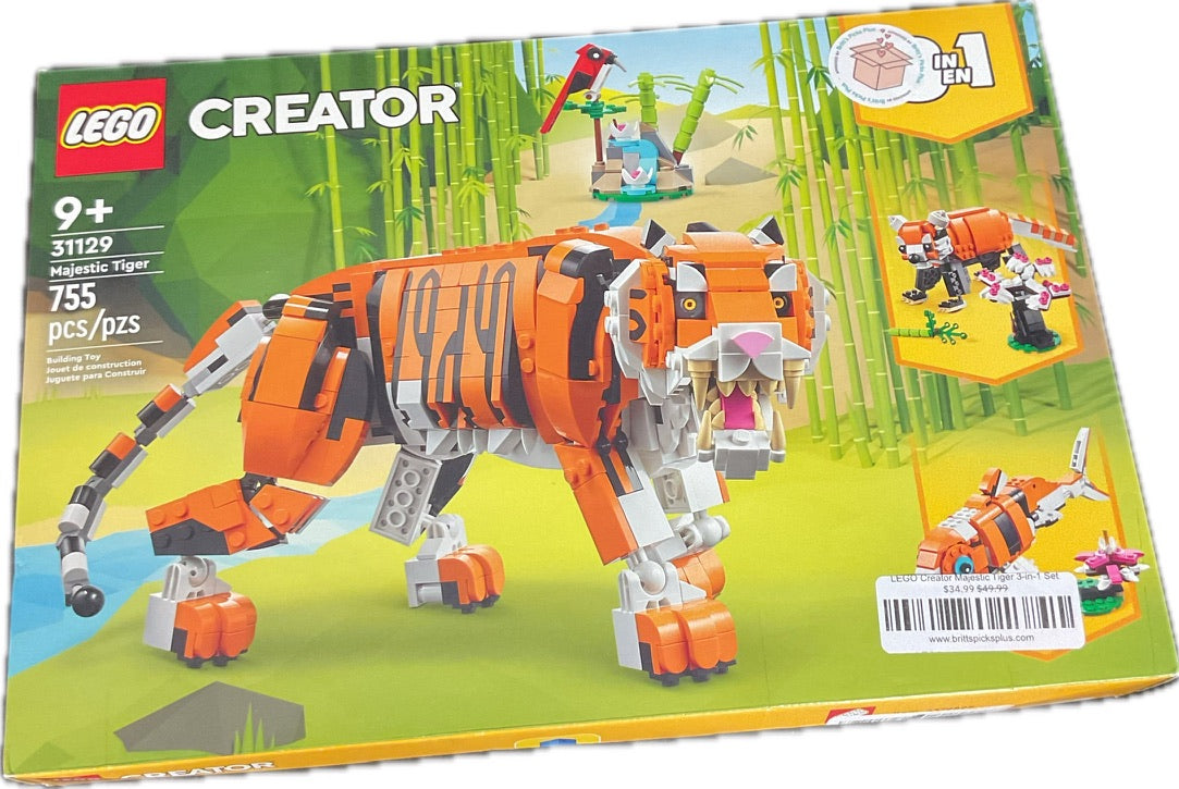 LEGO Creator Majestic Tiger 3-in-1 Set