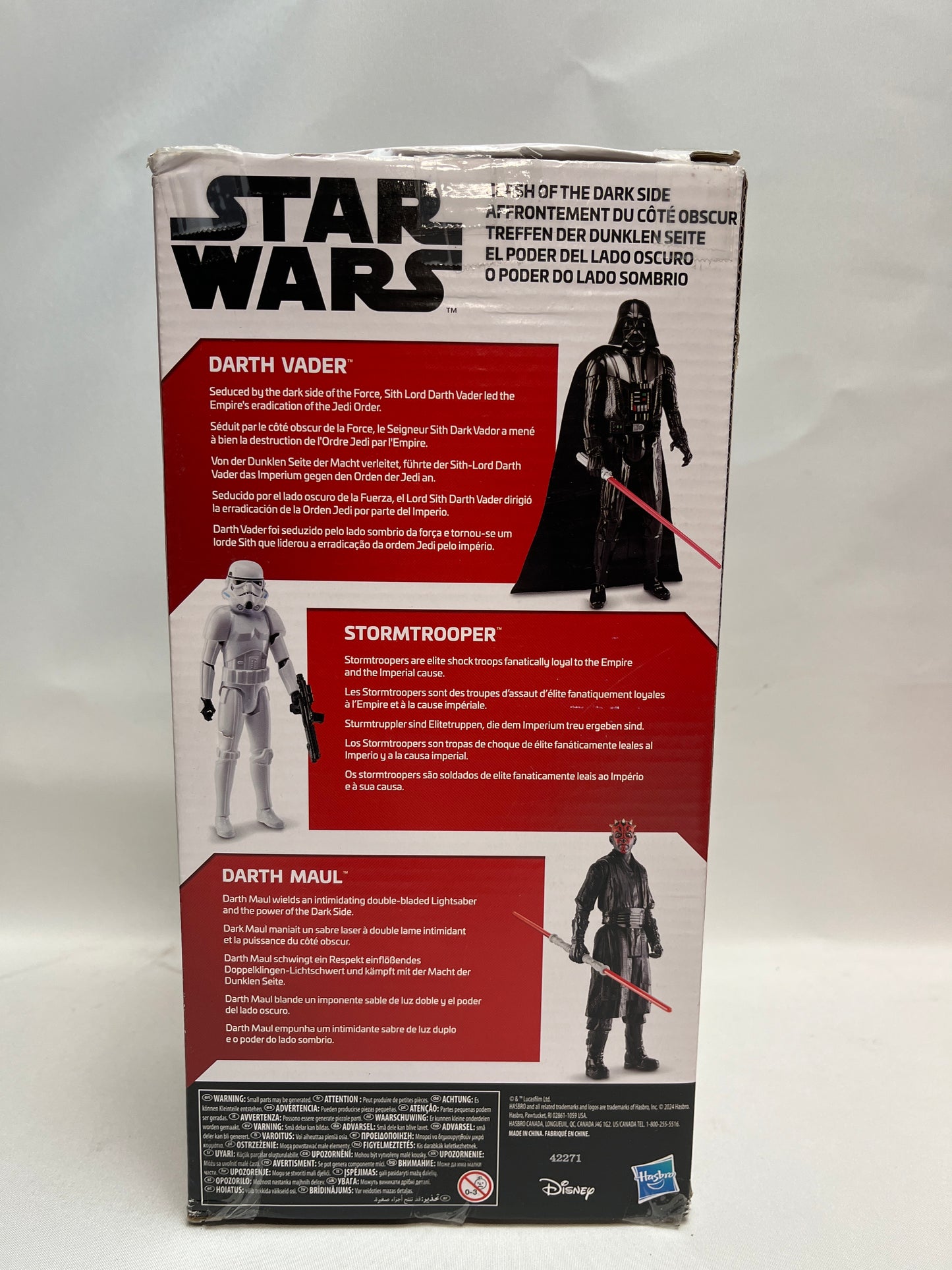 STAR WARS Clash of The Dark Side, 12-Inch Action Figure Set, 3-Pack of Figures & 4 Accessories, Toys for Kids Ages 4 and Up (Amazon Exclusive)