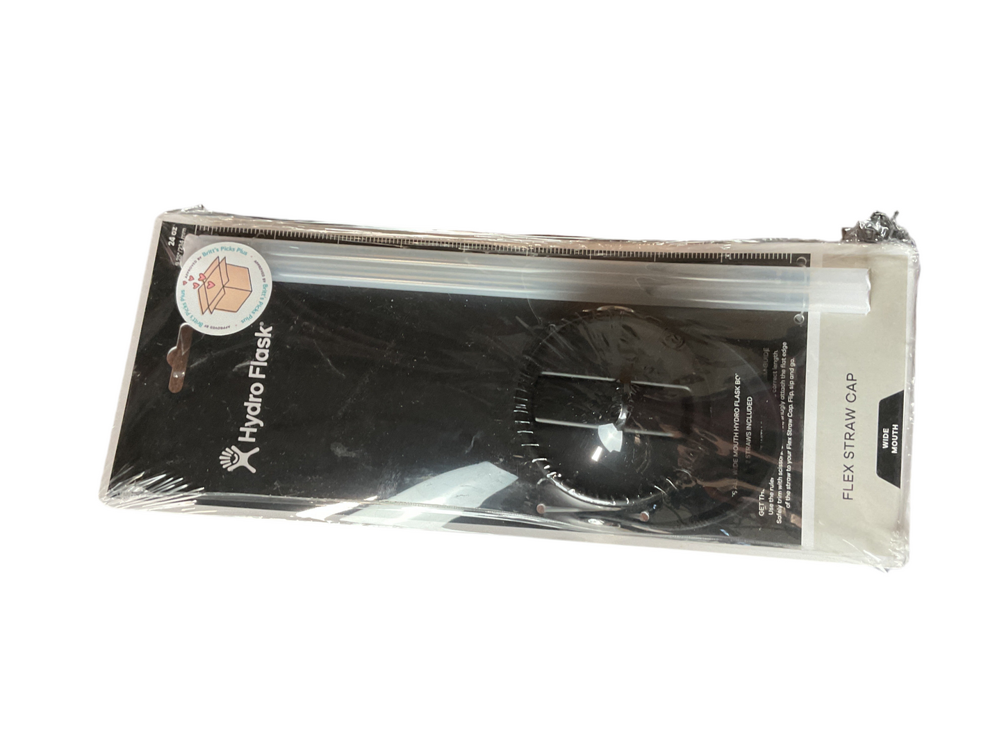 Hydro Flask Standard Mouth Flex Straw Cap Black