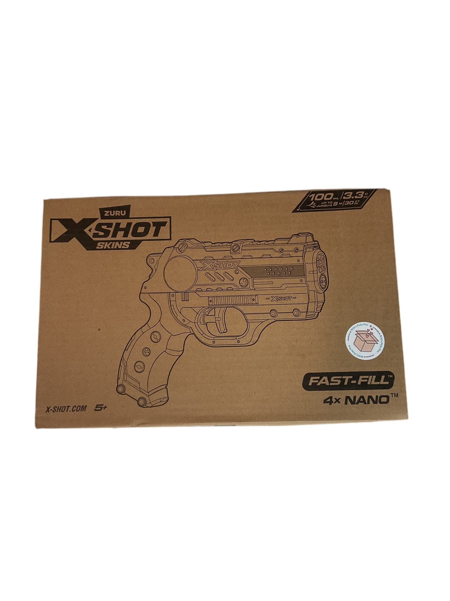X-Shot Fast Fill Nano Water Blasters 4 Pack