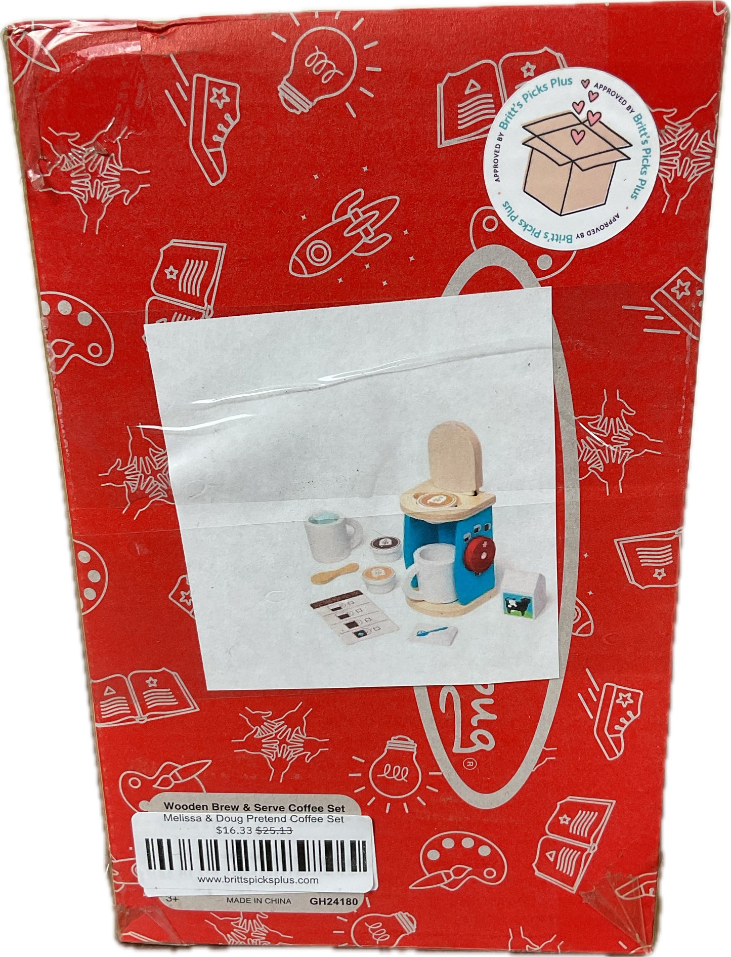 Melissa & Doug Pretend Coffee Set