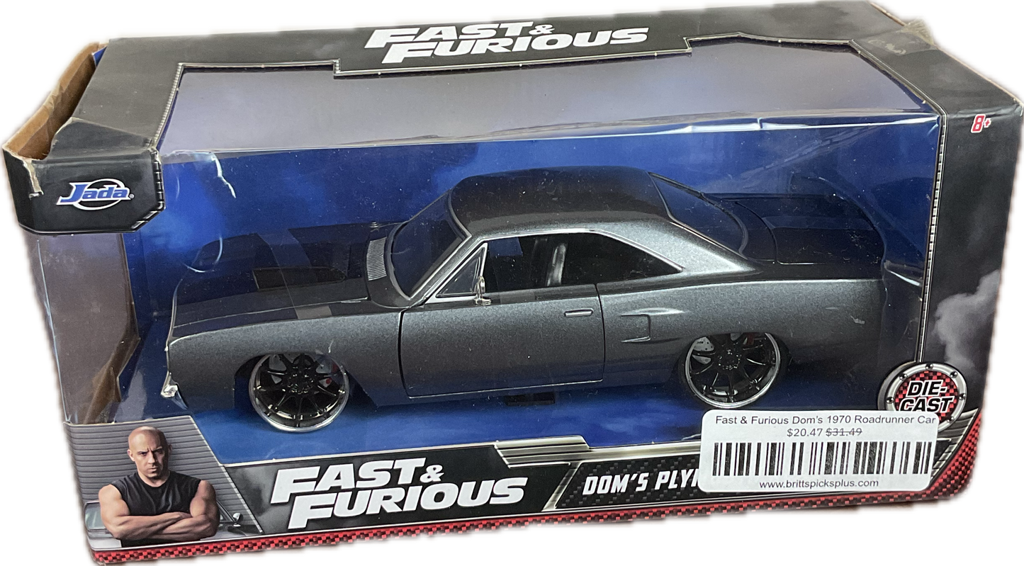 Fast & Furious Dom’s 1970 Roadrunner Car