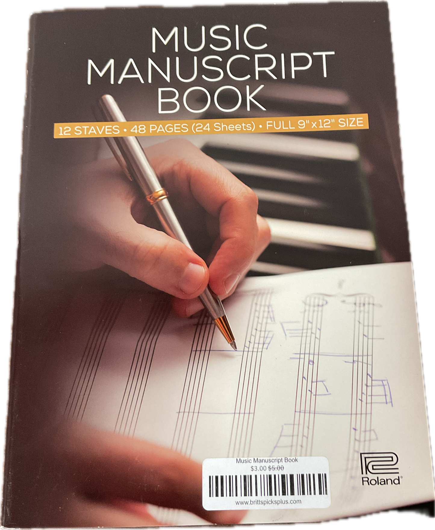 Music Manuscript Book