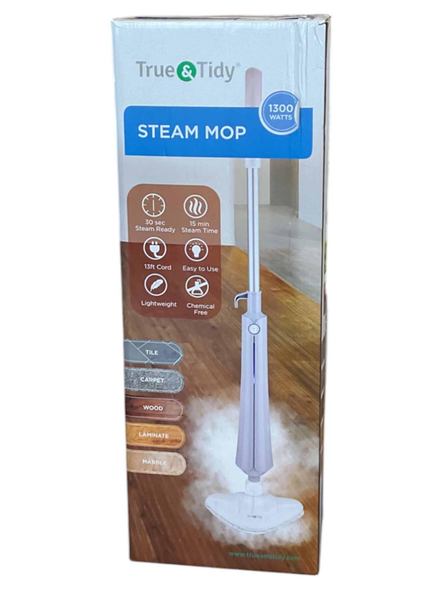 True & Tidy Multi-Surface Steam Mop