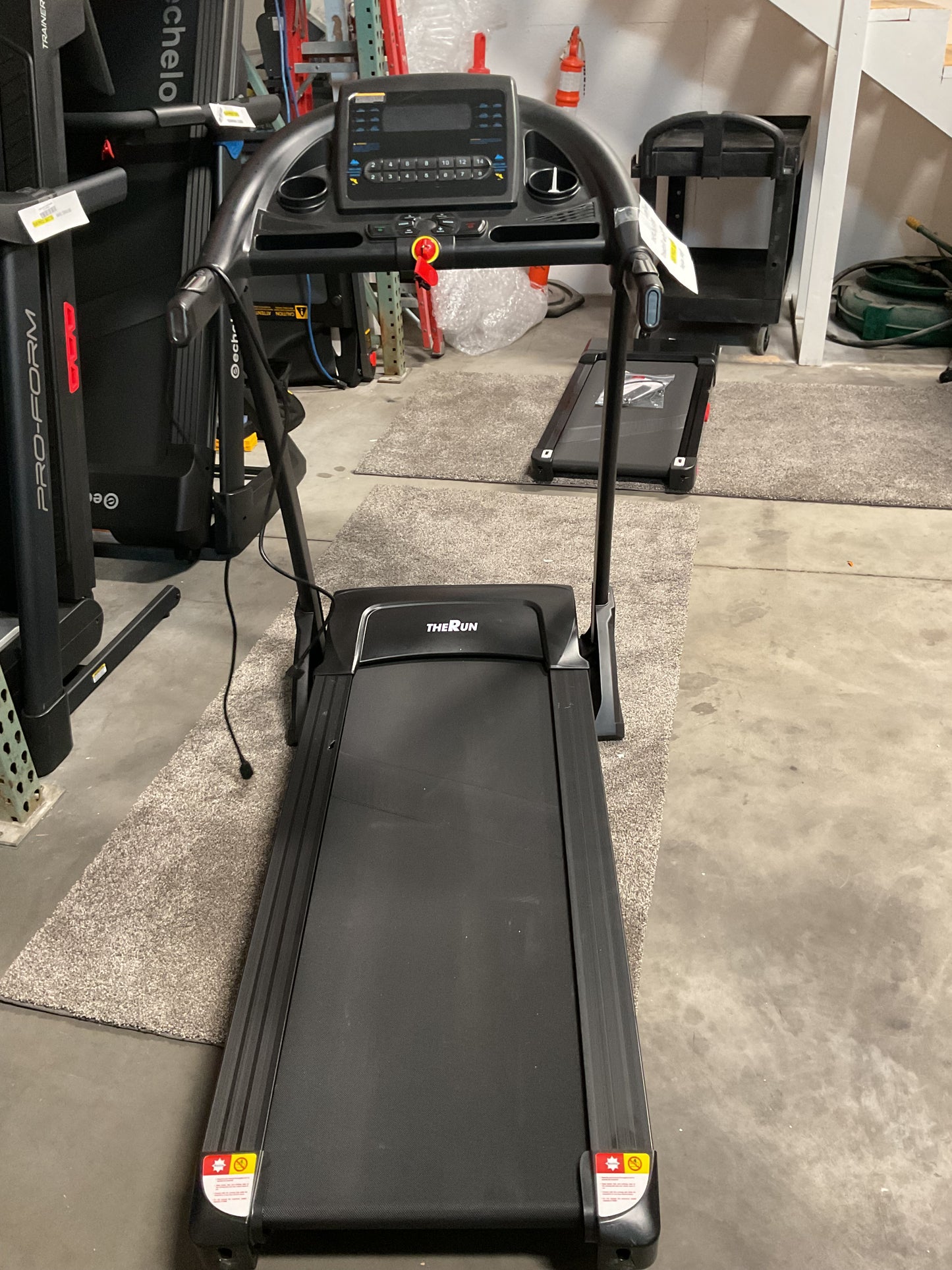 THERUN Folding Treadmill with Incline