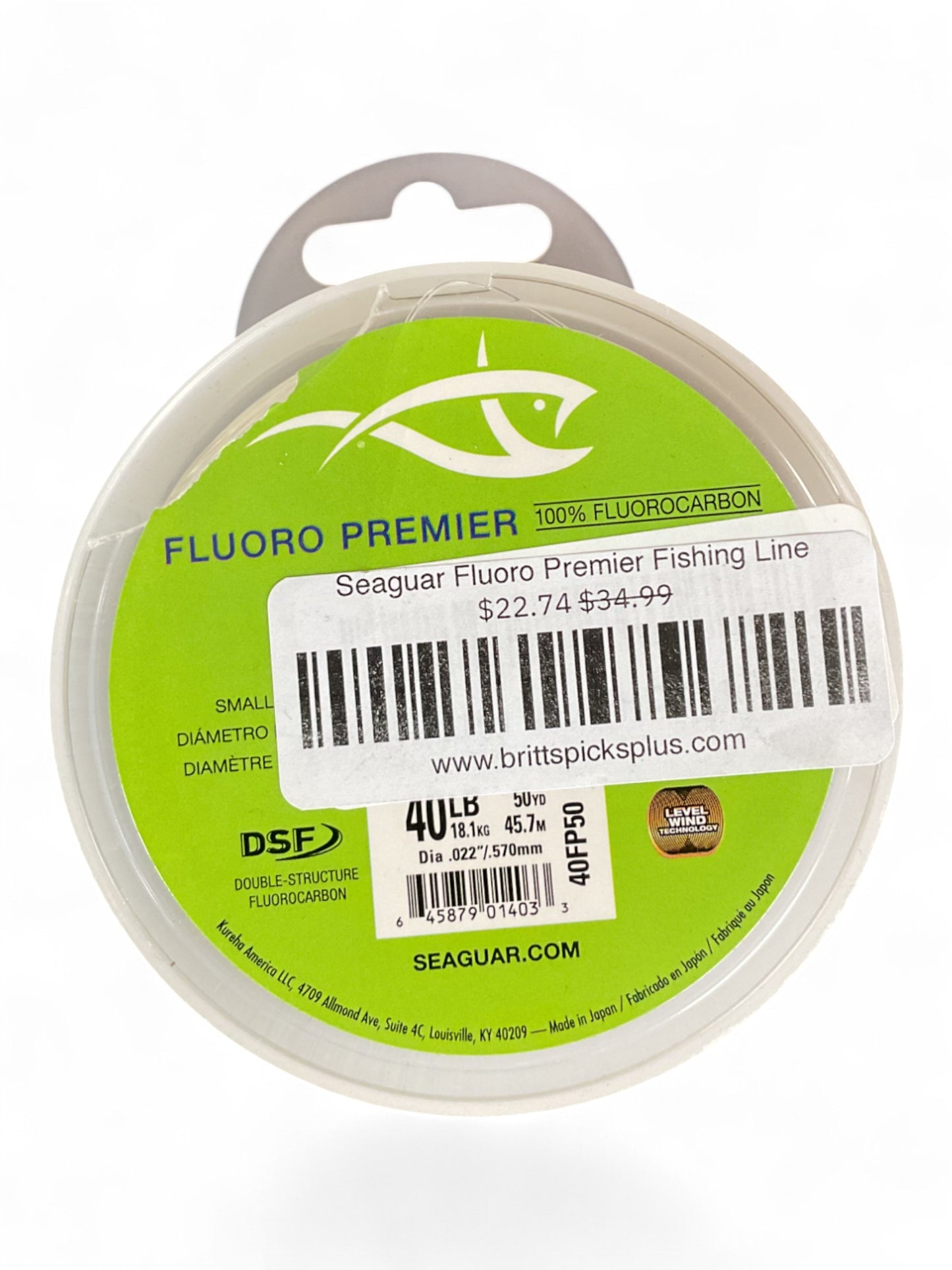 Seaguar Fluoro Premier Fishing Line