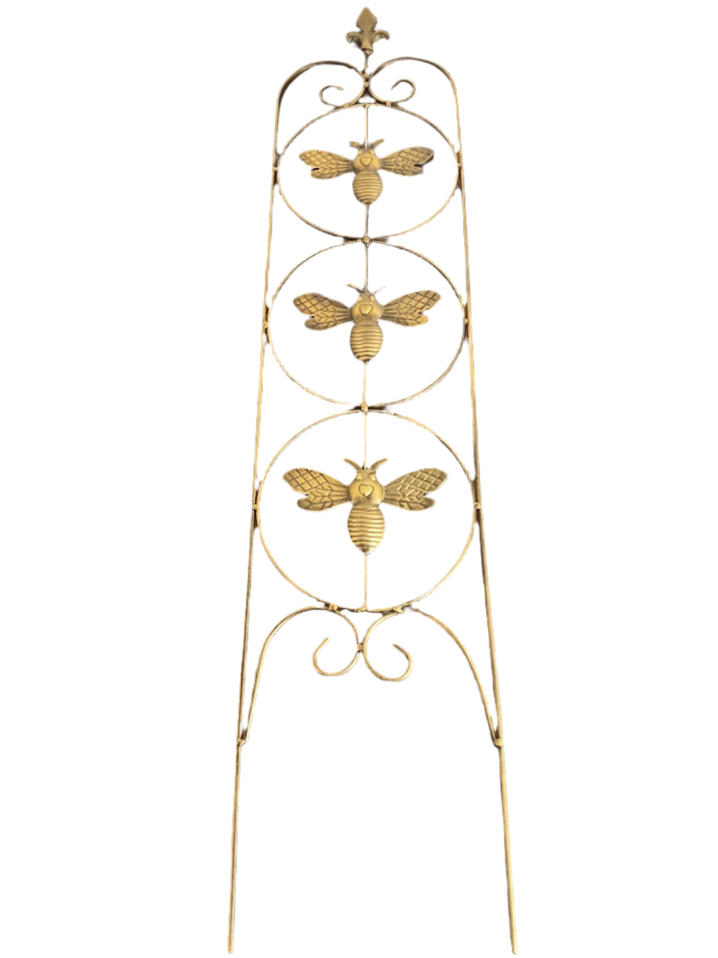 Napco Bumble Bee Flower Metal Trellis