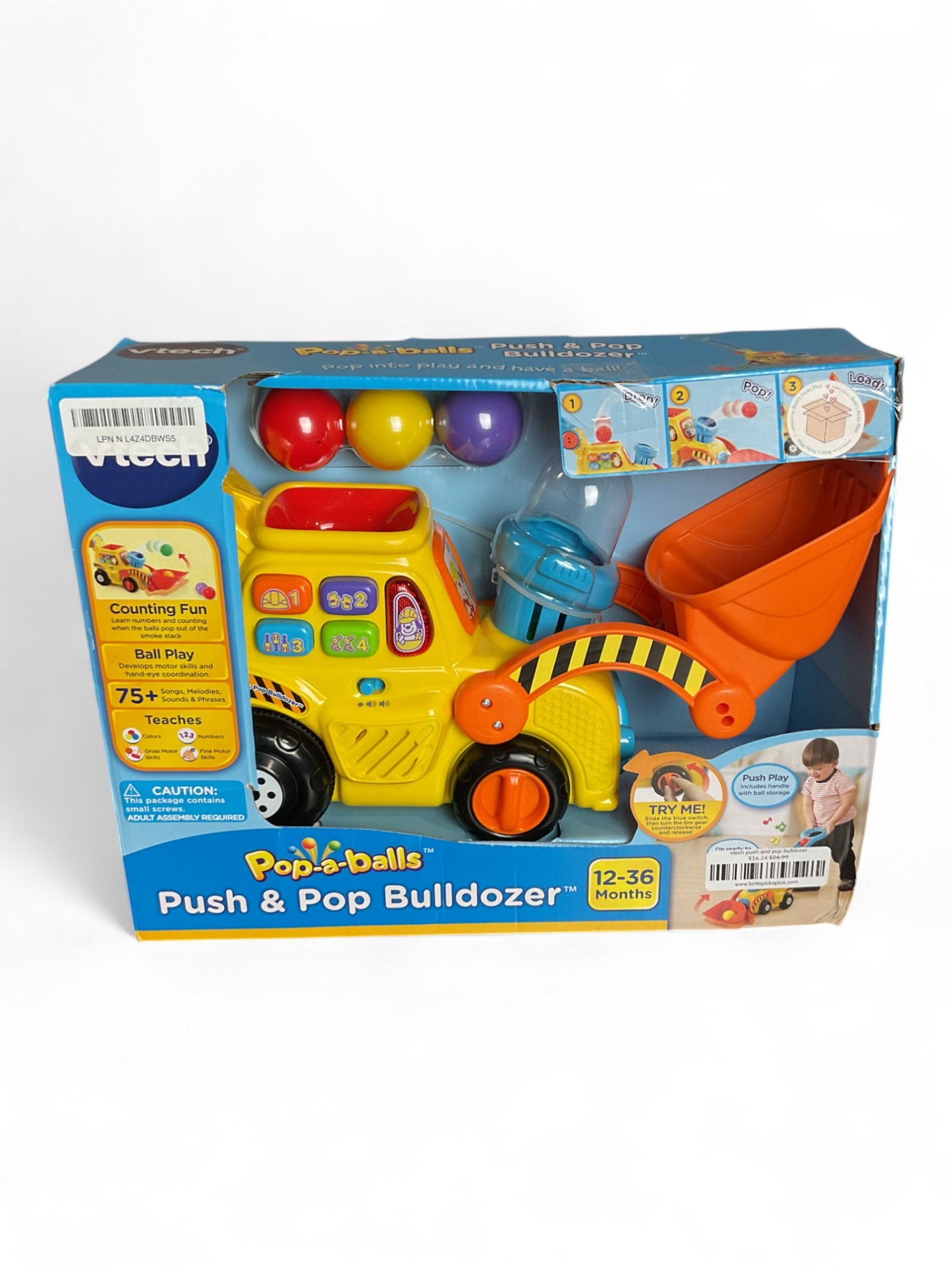 vtech push and pop bulldozer