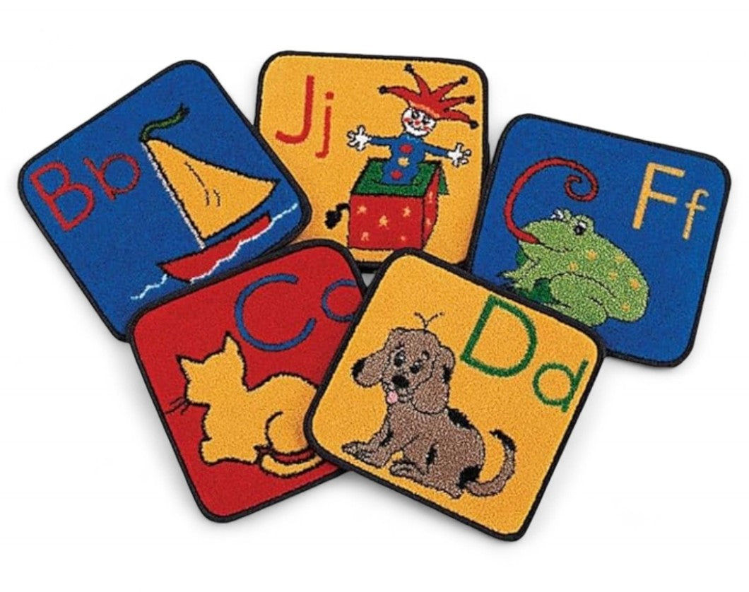 Colorful ABC Phonic Carpet Set for Kids' Classrooms