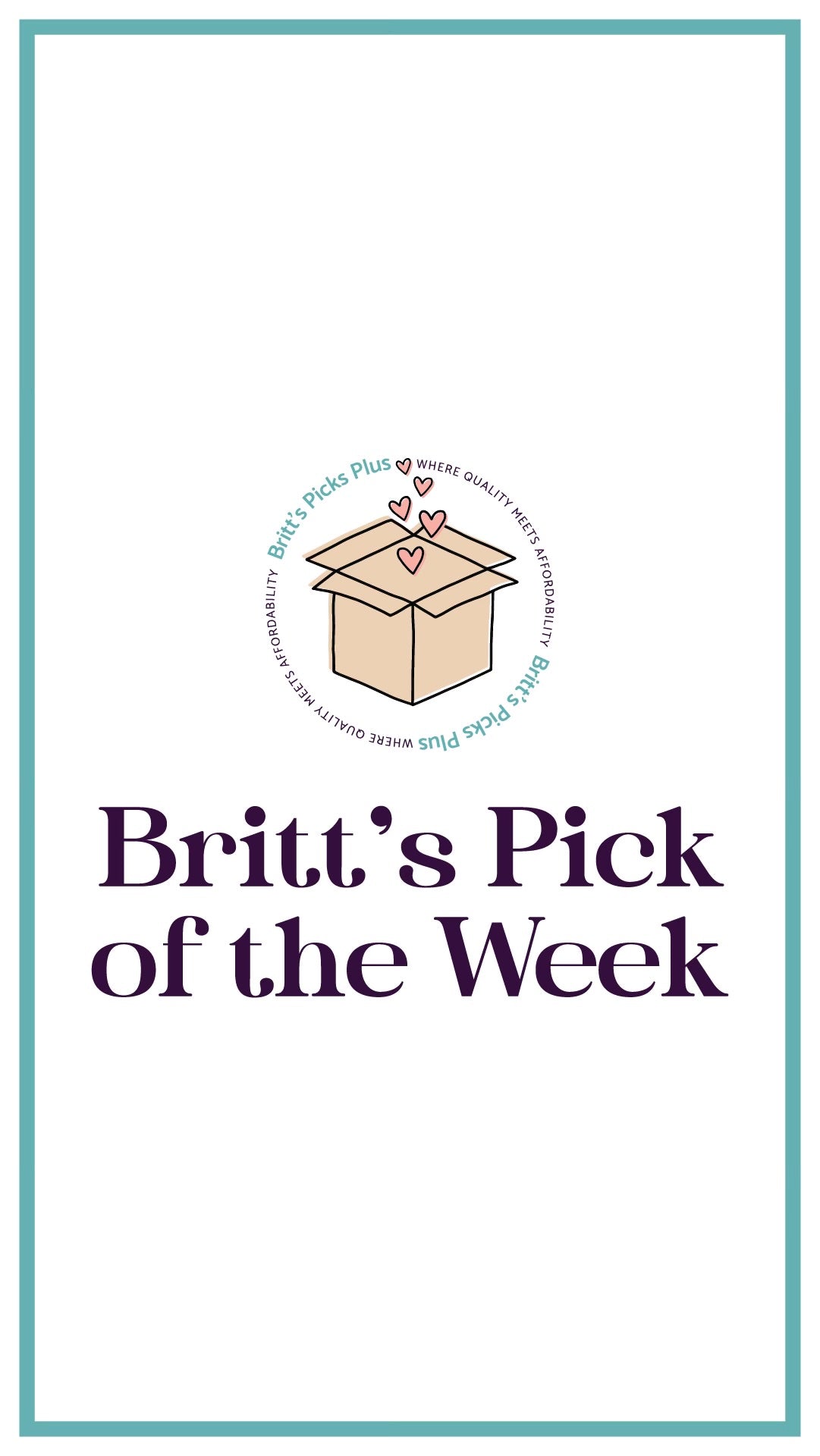 Britts Pick of the Week