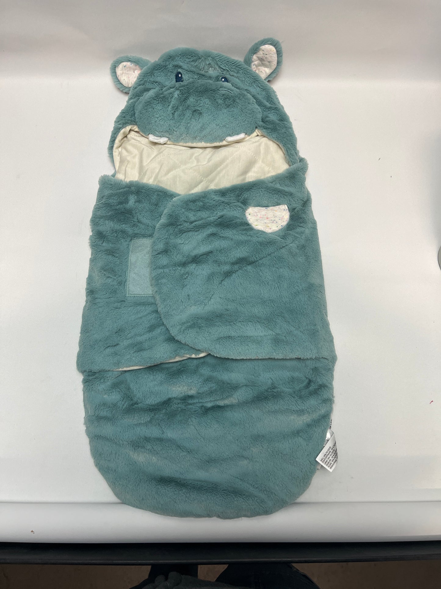 GUND Snuggly Hippo Blanket Wrap