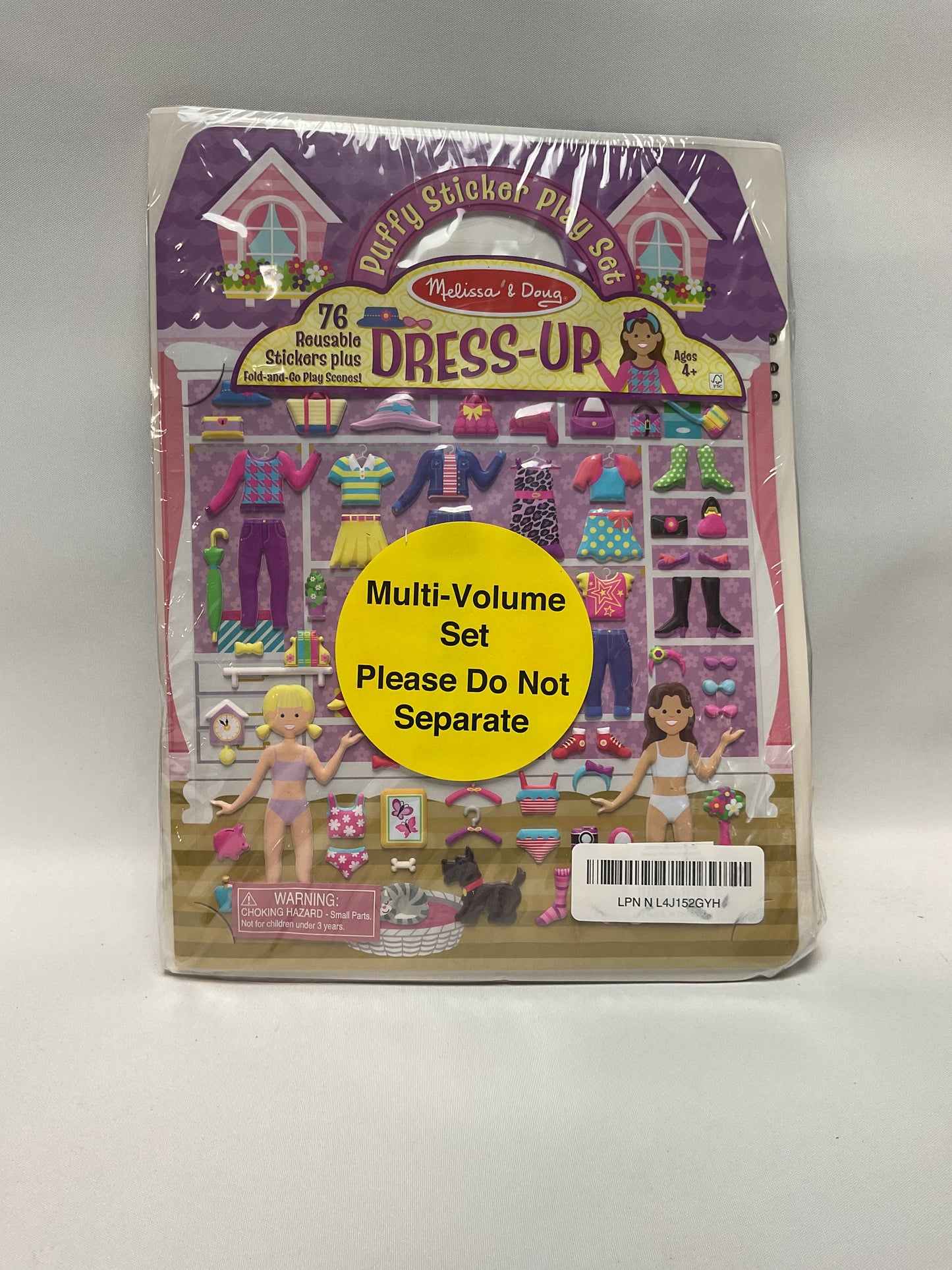 Puffy Sticker Books Set Melissa & Doug