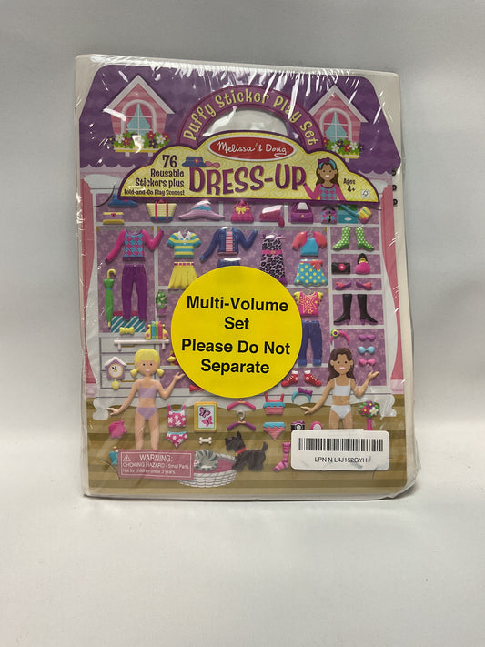 Puffy Sticker Books Set Melissa & Doug
