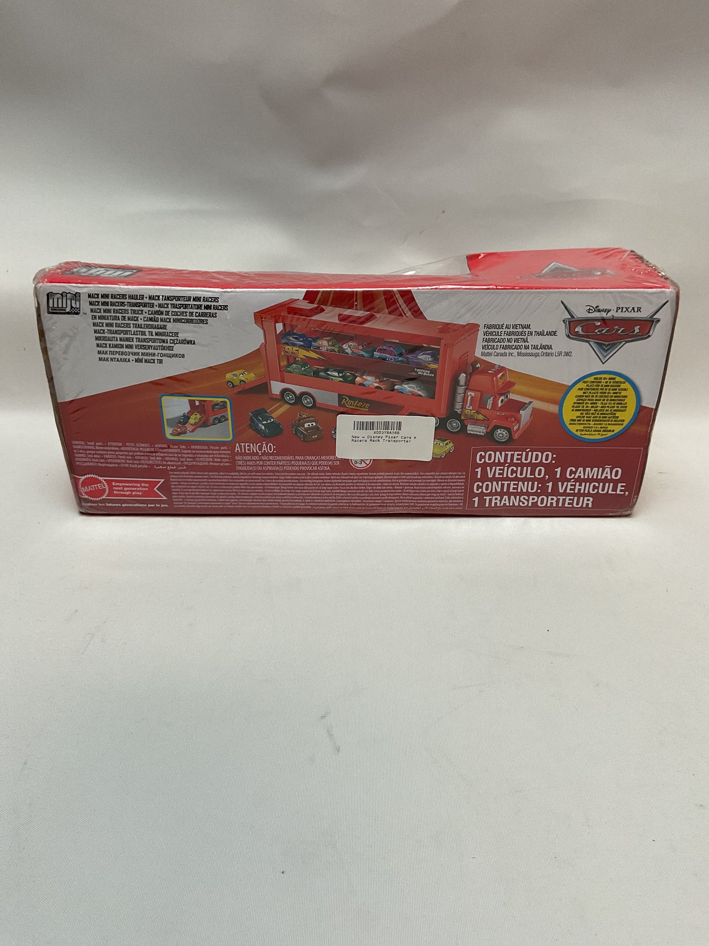 Disney Pixar Cars Mini Racers Mack Transporter