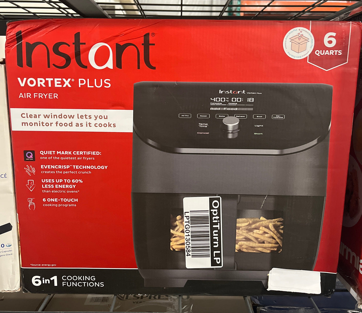 Instant Vortex Plus 6qt Air Fryer