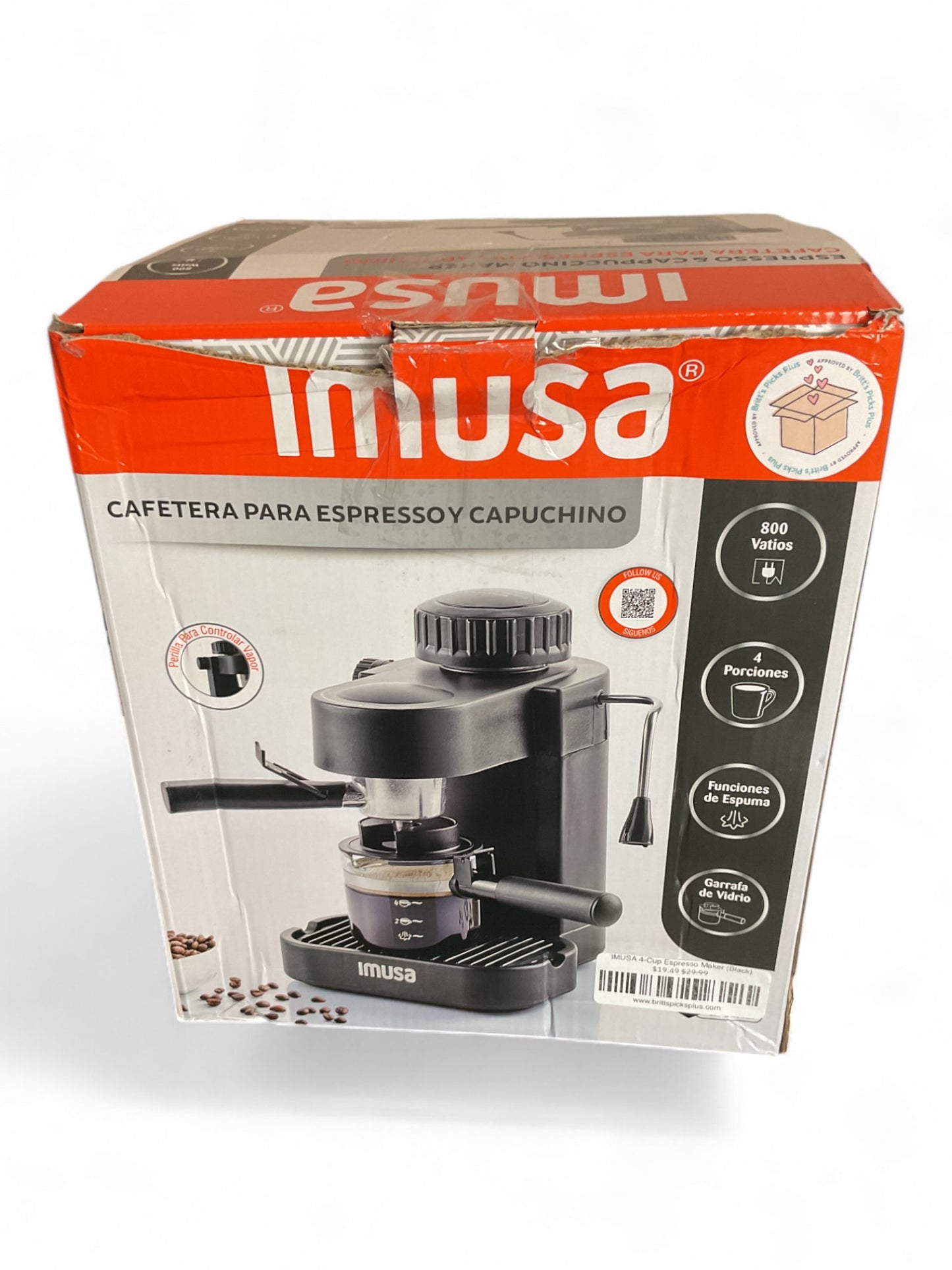 IMUSA 4-Cup Espresso Maker
