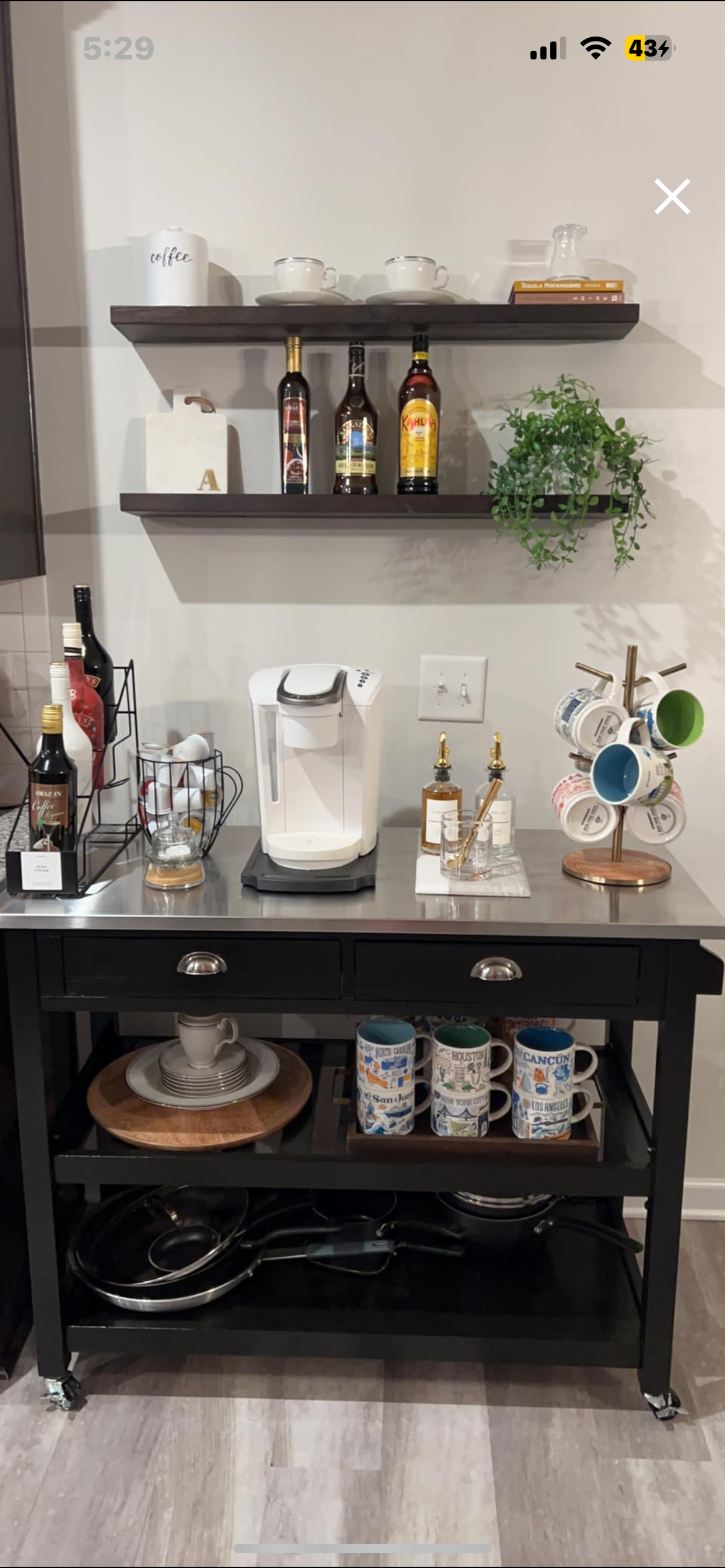 Marsmiles Floating Shelves Set of 2 36"