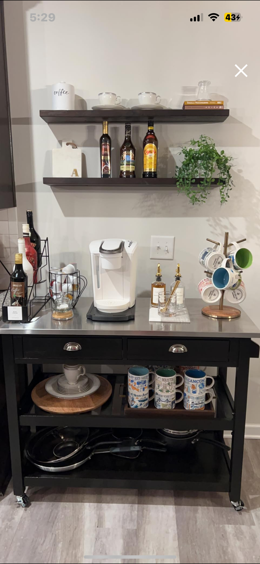 Marsmiles Floating Shelves Set of 2 36"