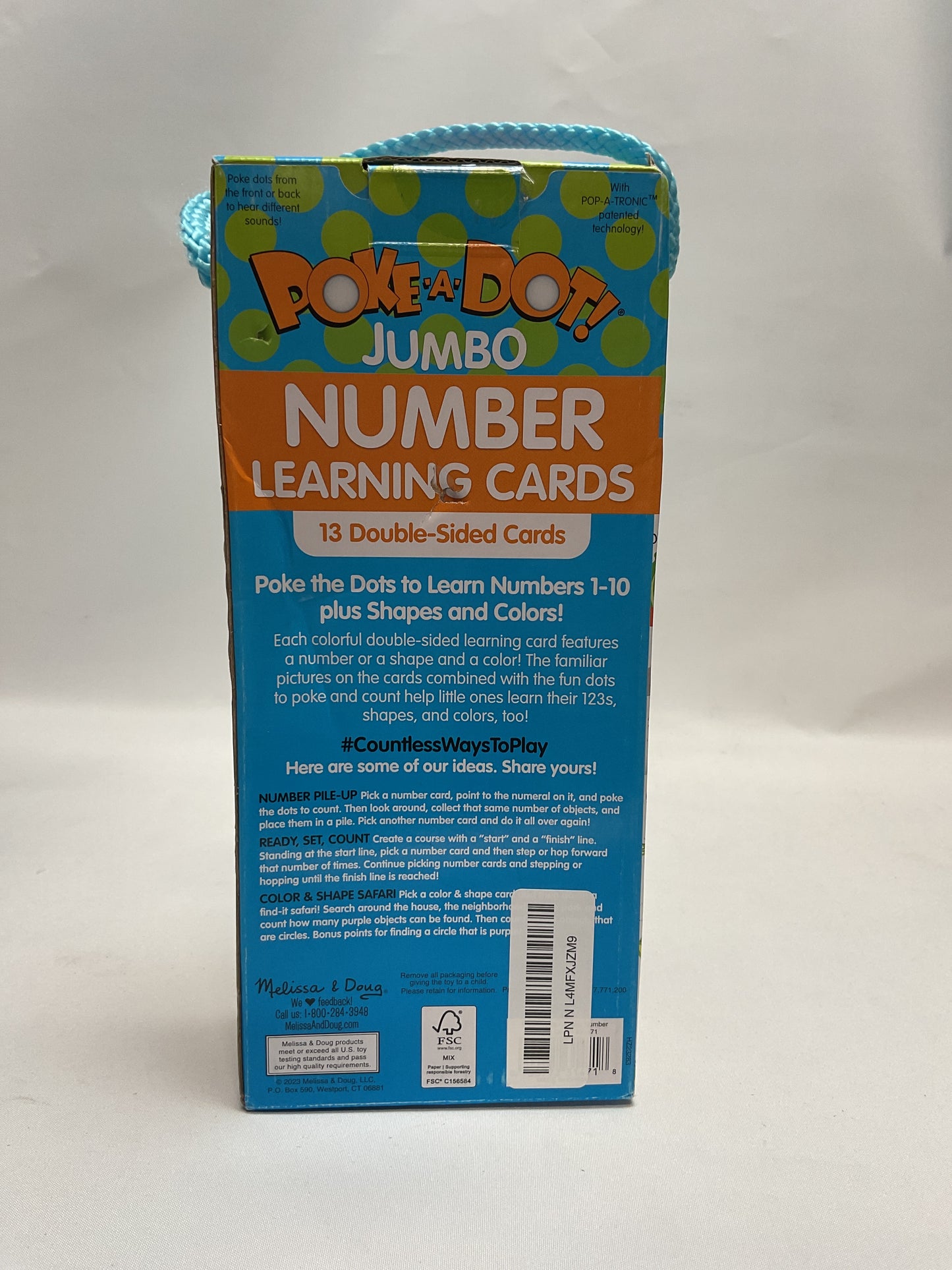 Jumbo Number Learning Cards