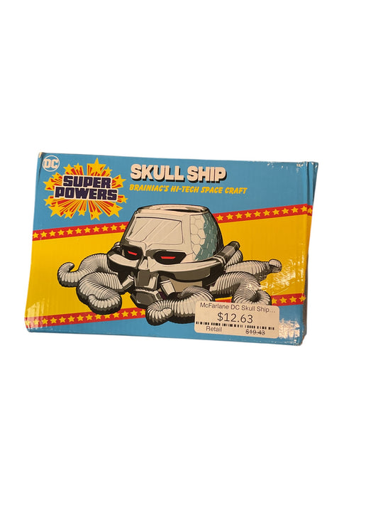 McFarlane DC Skull Ship Brainiac Vehicle