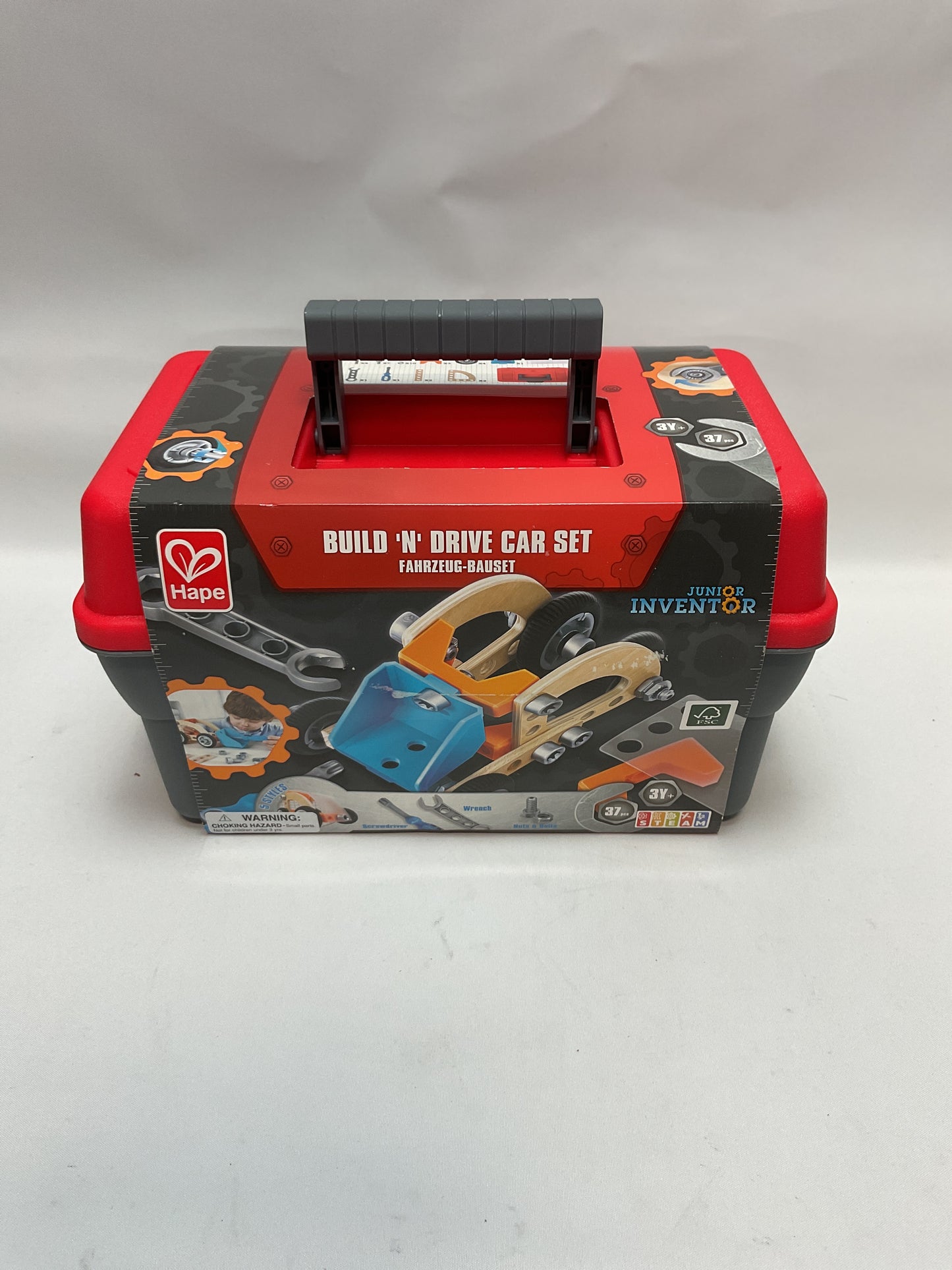 hape build n drive car set