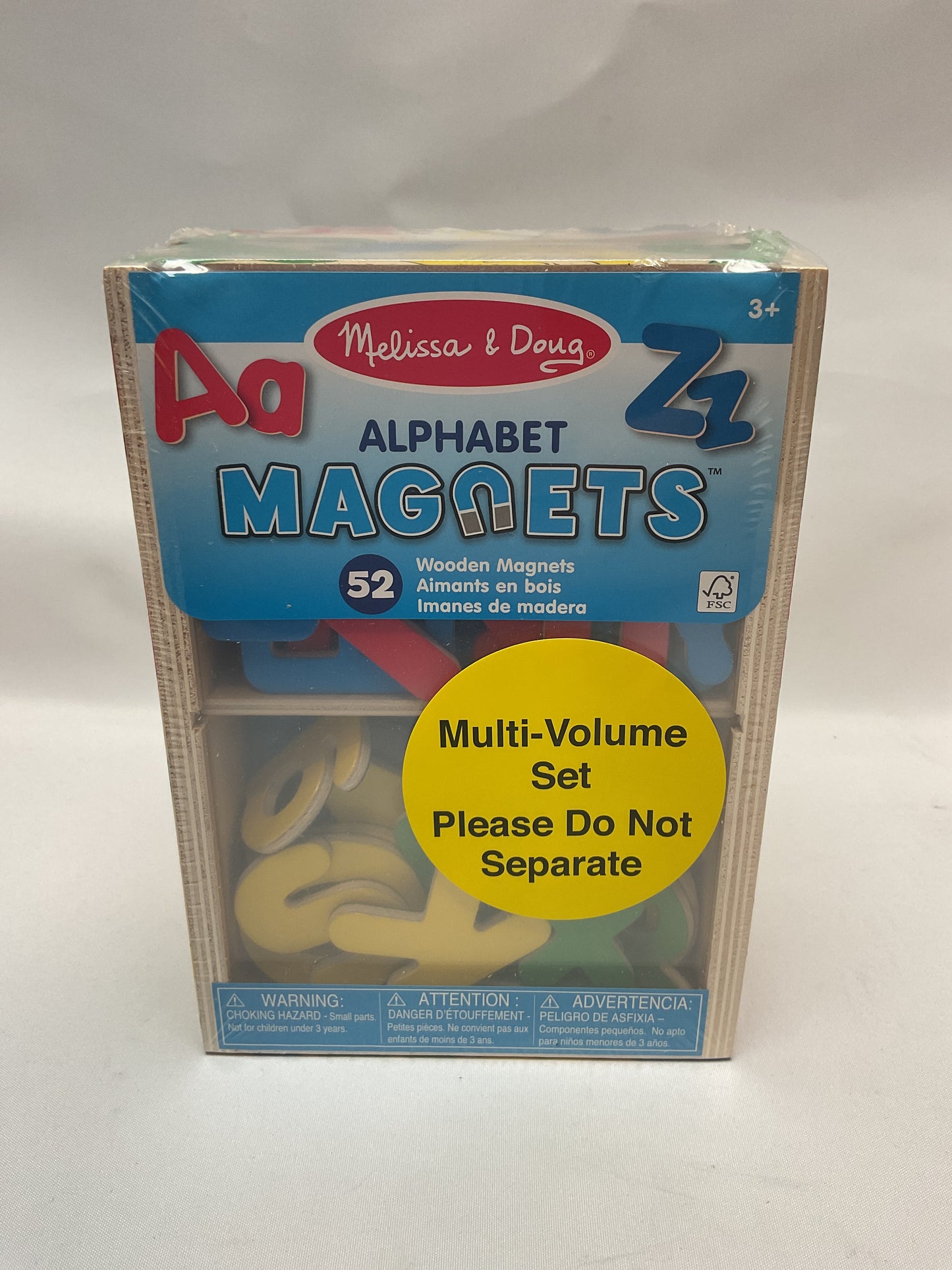 Melissa & Doug Deluxe Magnetic Letters and Numbers Set With 89 Wooden Magnets Alphabet Letter Magnets, Number Learning Toys For Preschoolers And Kids Ages 3+