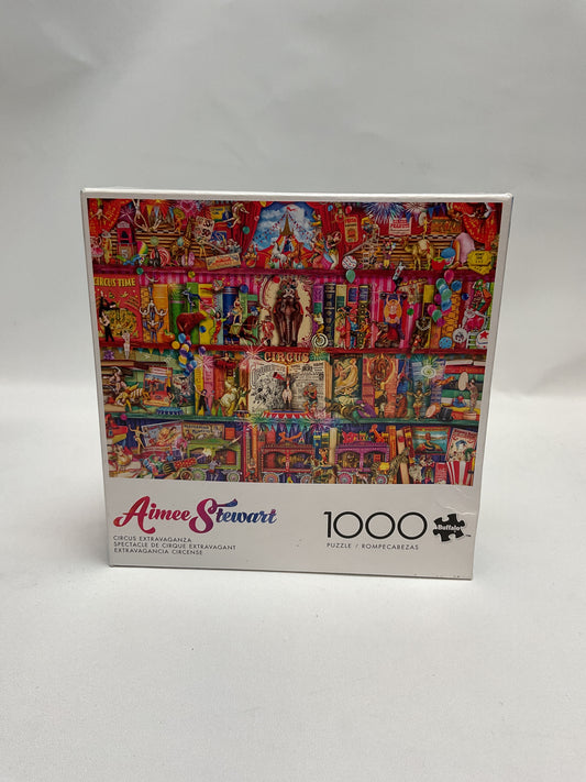 Buffalo Games - Aimee Stewart - Circus Extravaganza - 1000 Piece Jigsaw Puzzle for Adults - Challenging Puzzle Perfect for Game Nights - Finished Size is 26.75 x 19.75