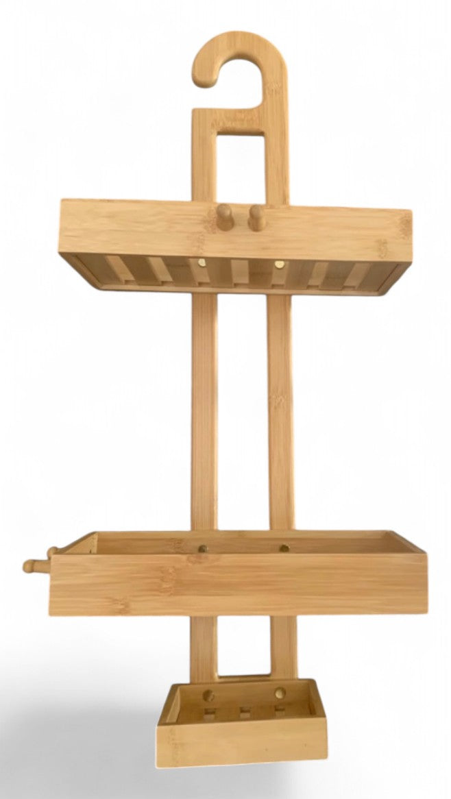 Bamodi Bamboo 2 Tier Shower Caddy