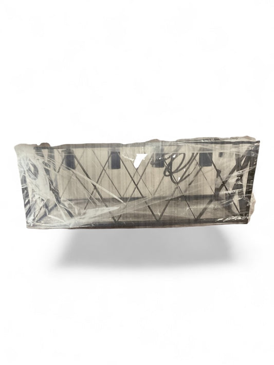 Sun design rectangular chandelier