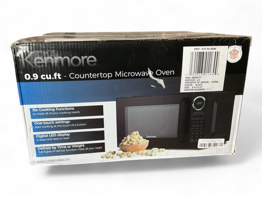 Kenmore 0.9 cu ft Microwave - Black