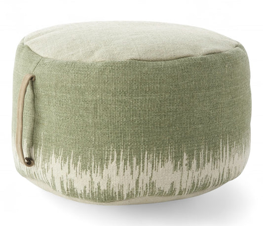 Mina Victory Indoor Drum Pouf (Sage)