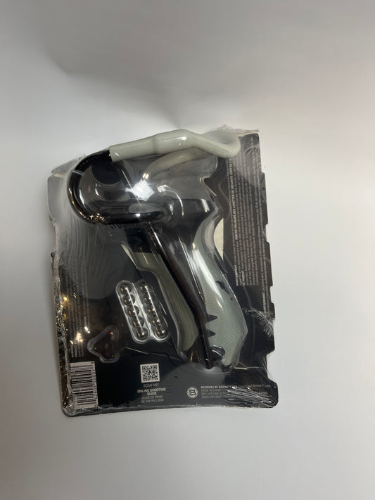 Barnett King Rat Slingshots, Havoc Slingshot with Stabilizer & Brace, Includes Magnum Power Bands, Brushed Leather Pouch, & Hotshot .38 Caliber Ammo Grey