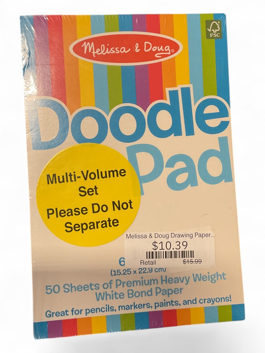 Melissa & Doug Drawing Paper Pad 4-Pack