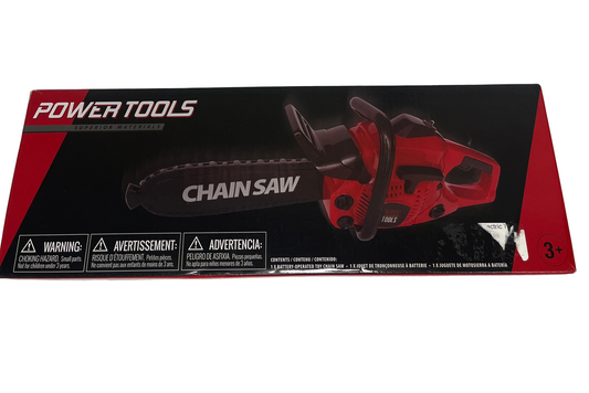 Sunny Days Entertainment Maxx Action Power Tools Chainsaw – Construction Tool with Lights and Sounds | Pretend Play Toy for Kids
