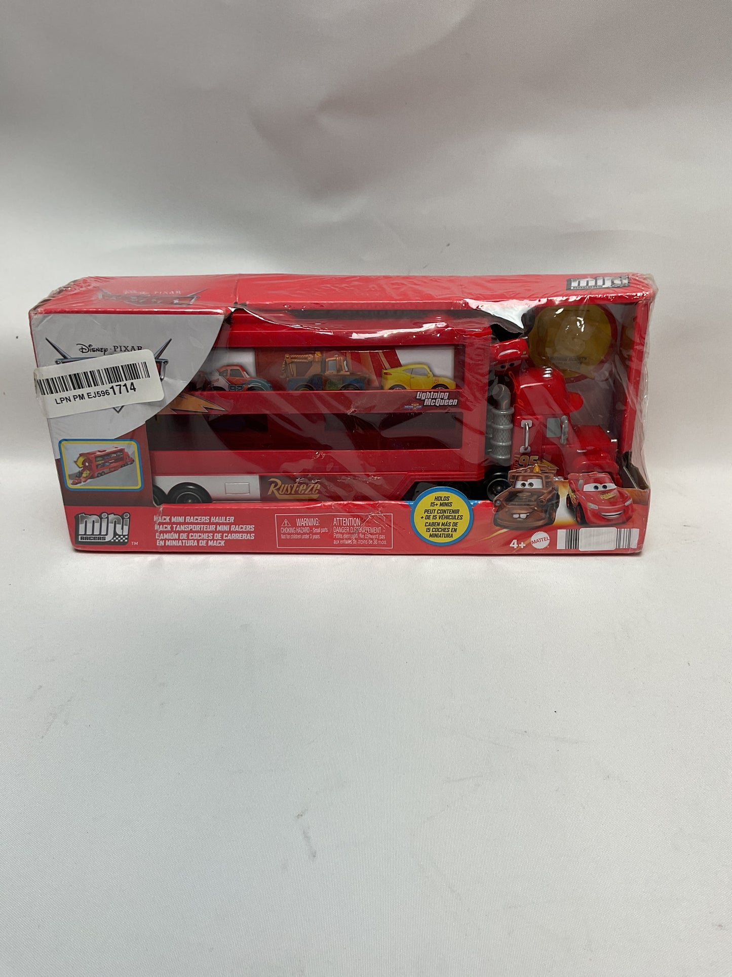 Disney Pixar Cars Mini Racers Mack Transporter